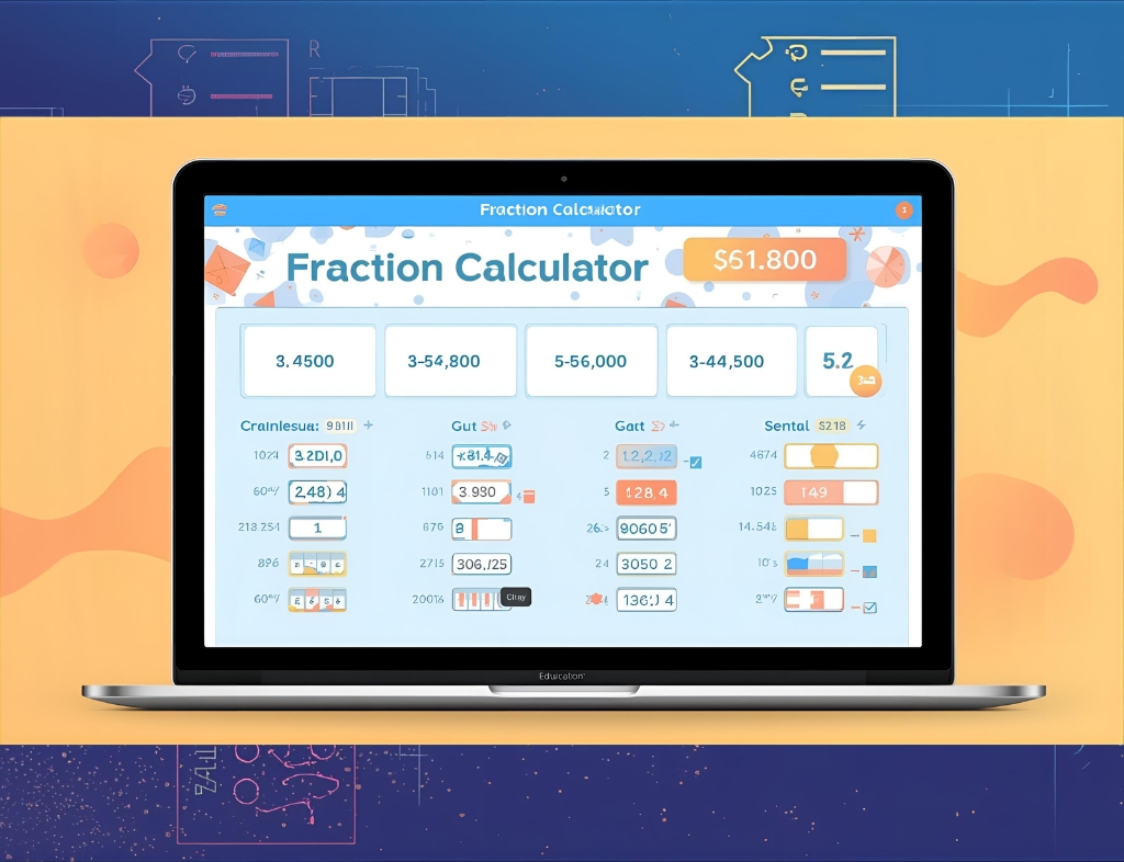 Fraction Calculator: Add, Subtract, Multiply Online Free