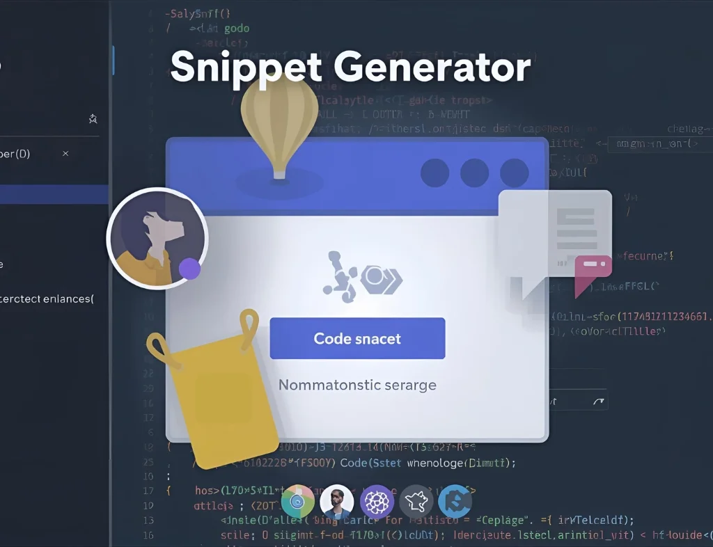 Code snippet generator for creating reusable programming code snippets